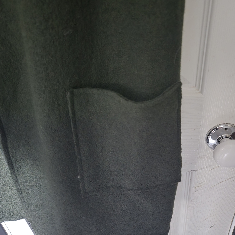 NWOT Tahari Wool Vest (Dk Olive Green) - Picture 5 of 5